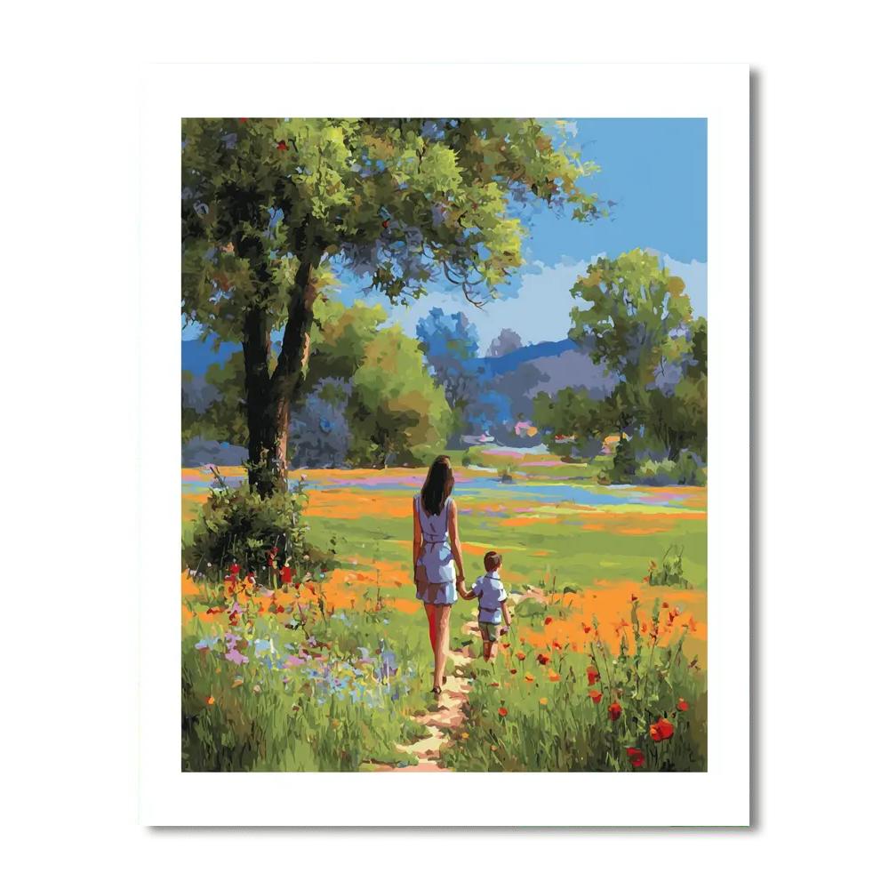 A Mother’s Touch Of Spring Paint By Numbers Kits