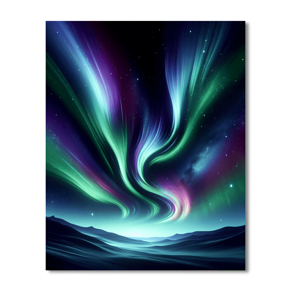 Aurora Harmony Paint By Numbers Art