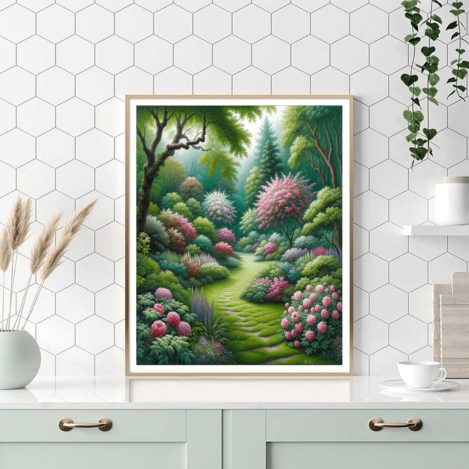 Tranquil Garden Escape Paint By Number