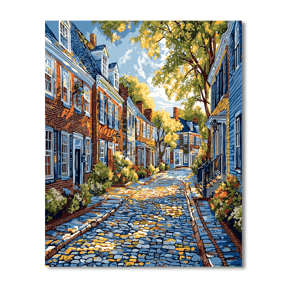 Old San Juan - Puerto Rico Paint By Numbers Kits