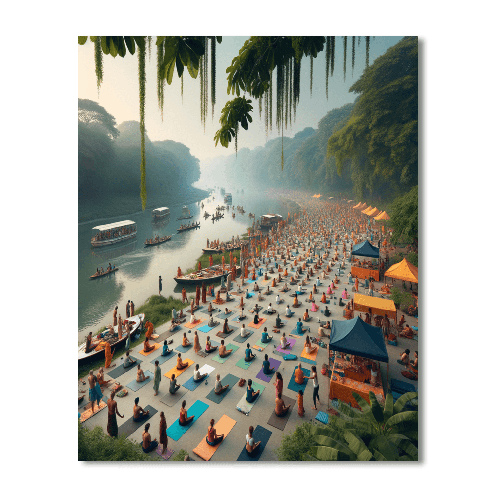 International Yoga Festival Paint By Numbers Kits