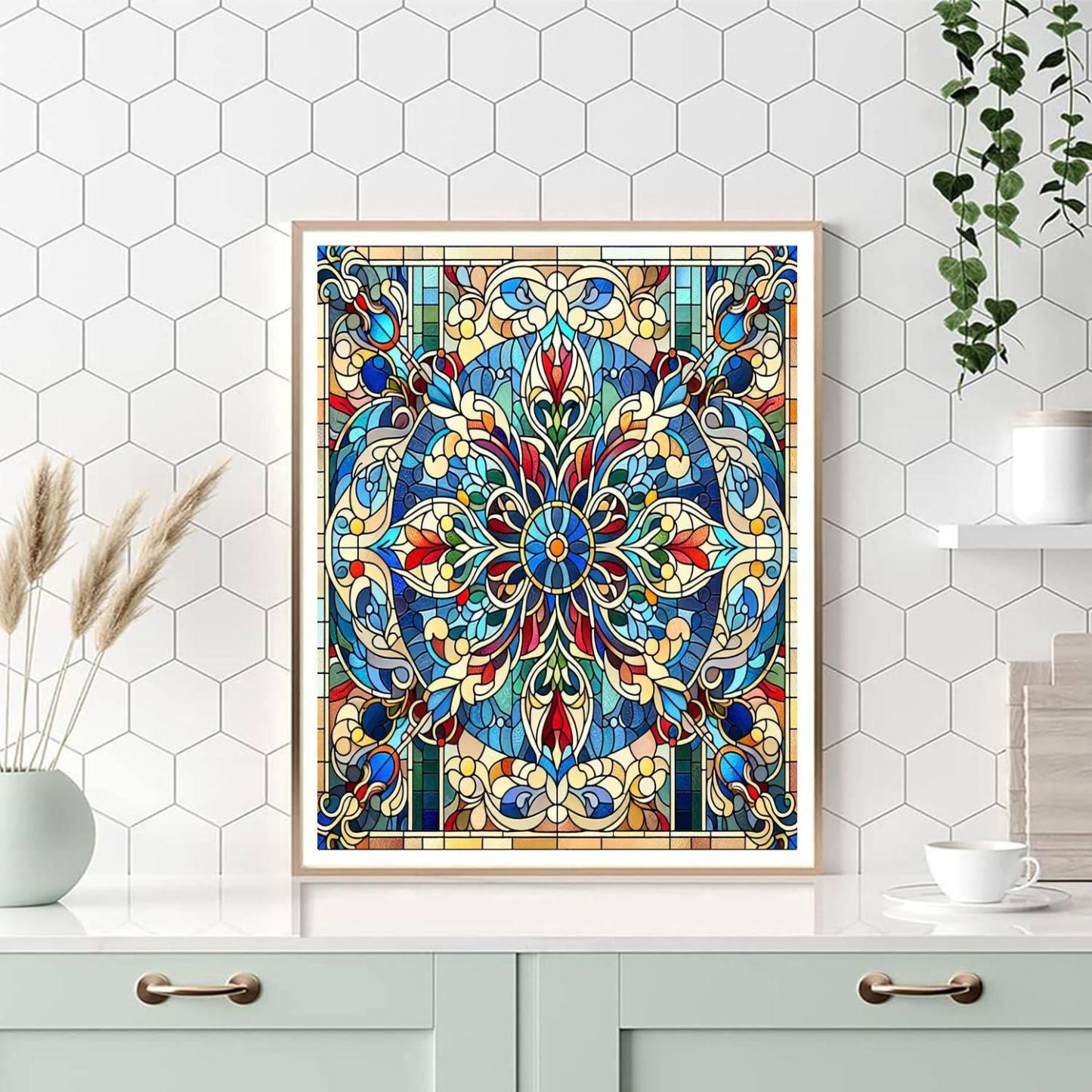 Stained Glass Elegance Paint By Color