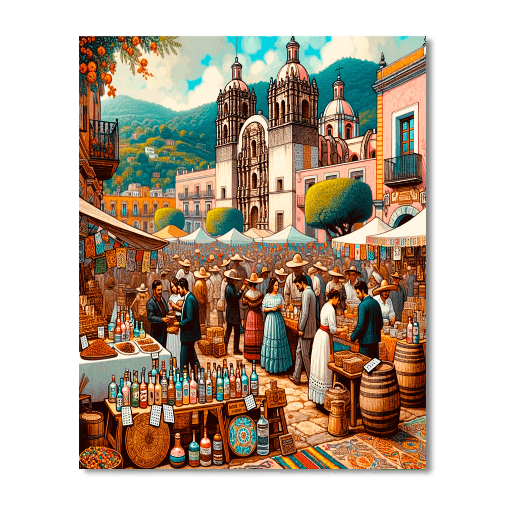 Oaxaca International Mezcal Festival - Mexico DIY Paint By Numbers