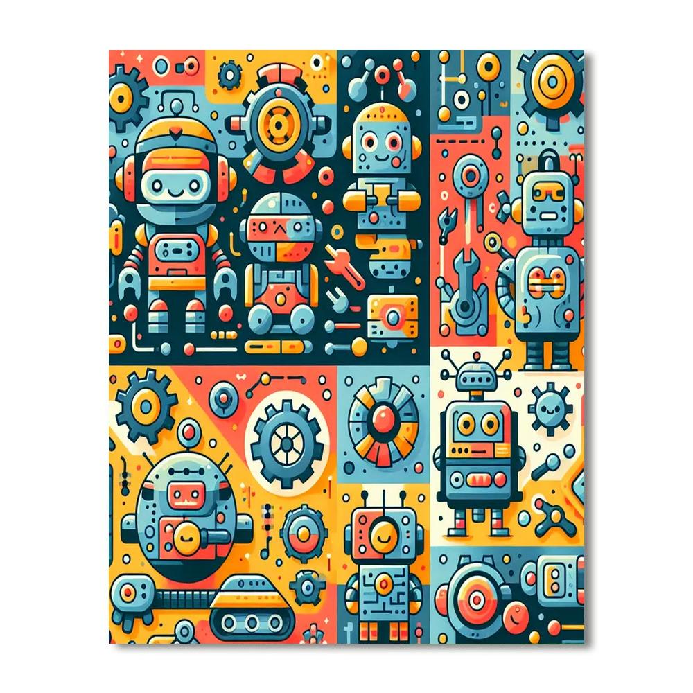 Robotic Wonders Painting Number Kit
