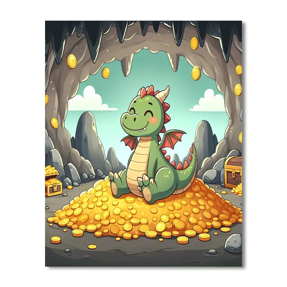 Magic Dragon's Lair Paint By Color