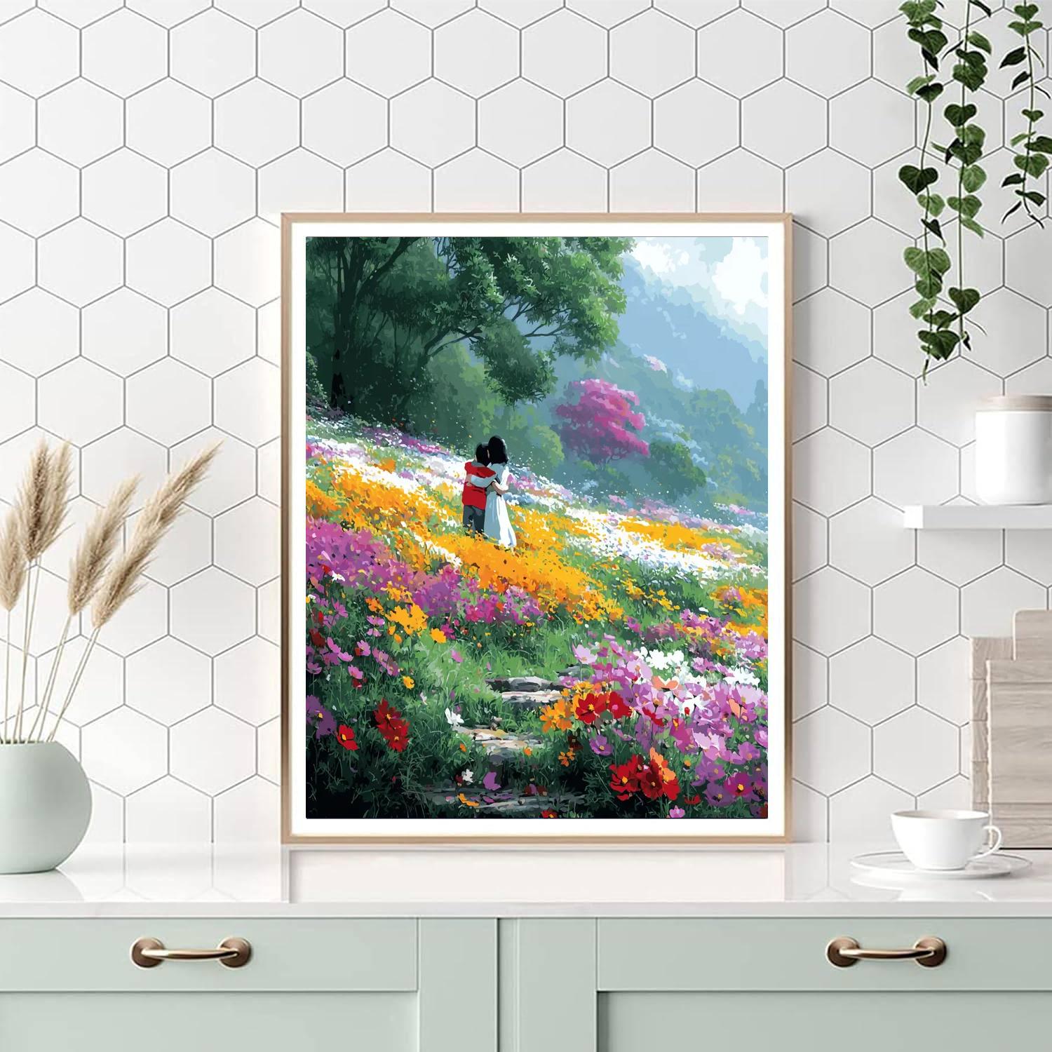 Blossoms And Hugs Paint By Numbers Kits