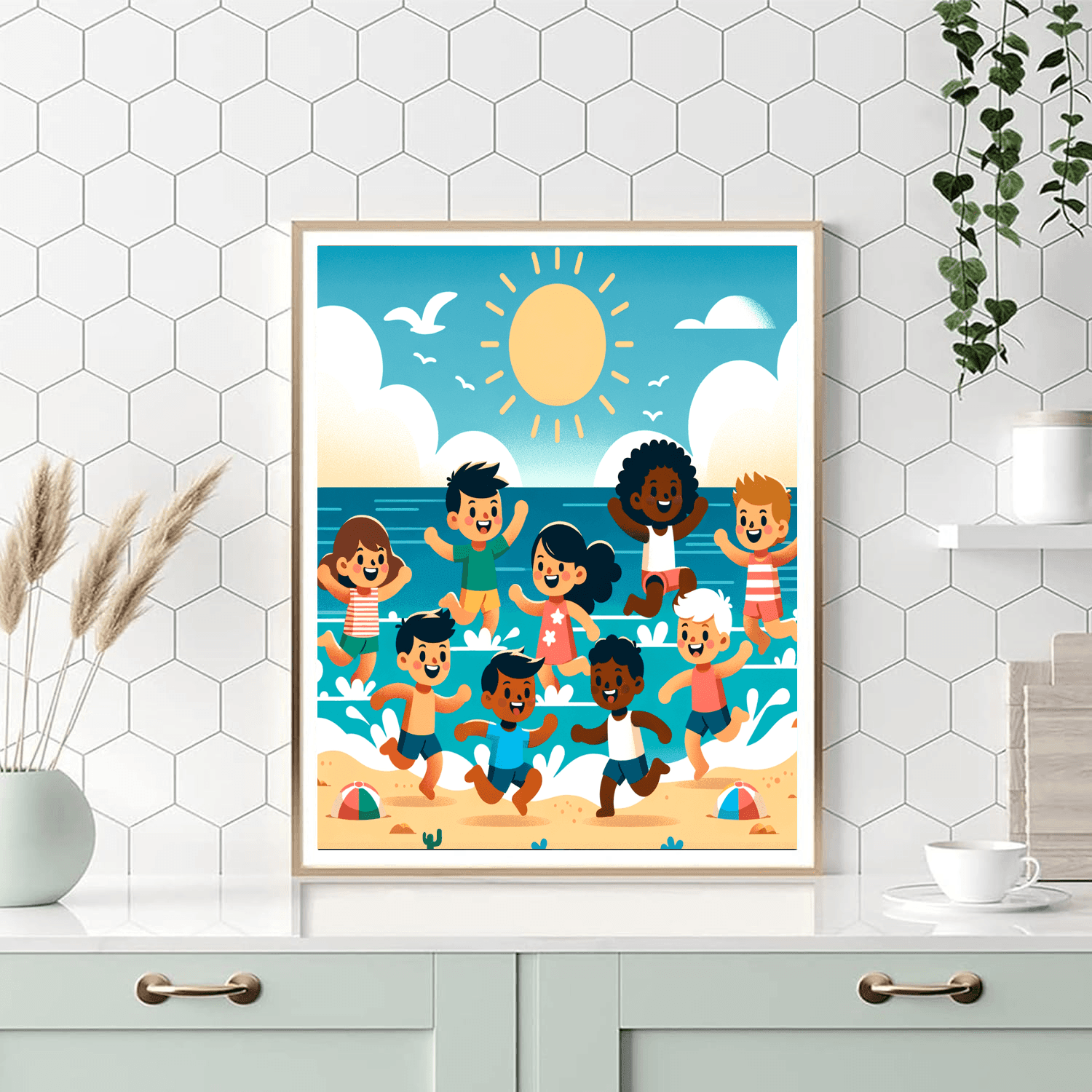 Seaside Summer Splash Paint By Numbers Kits