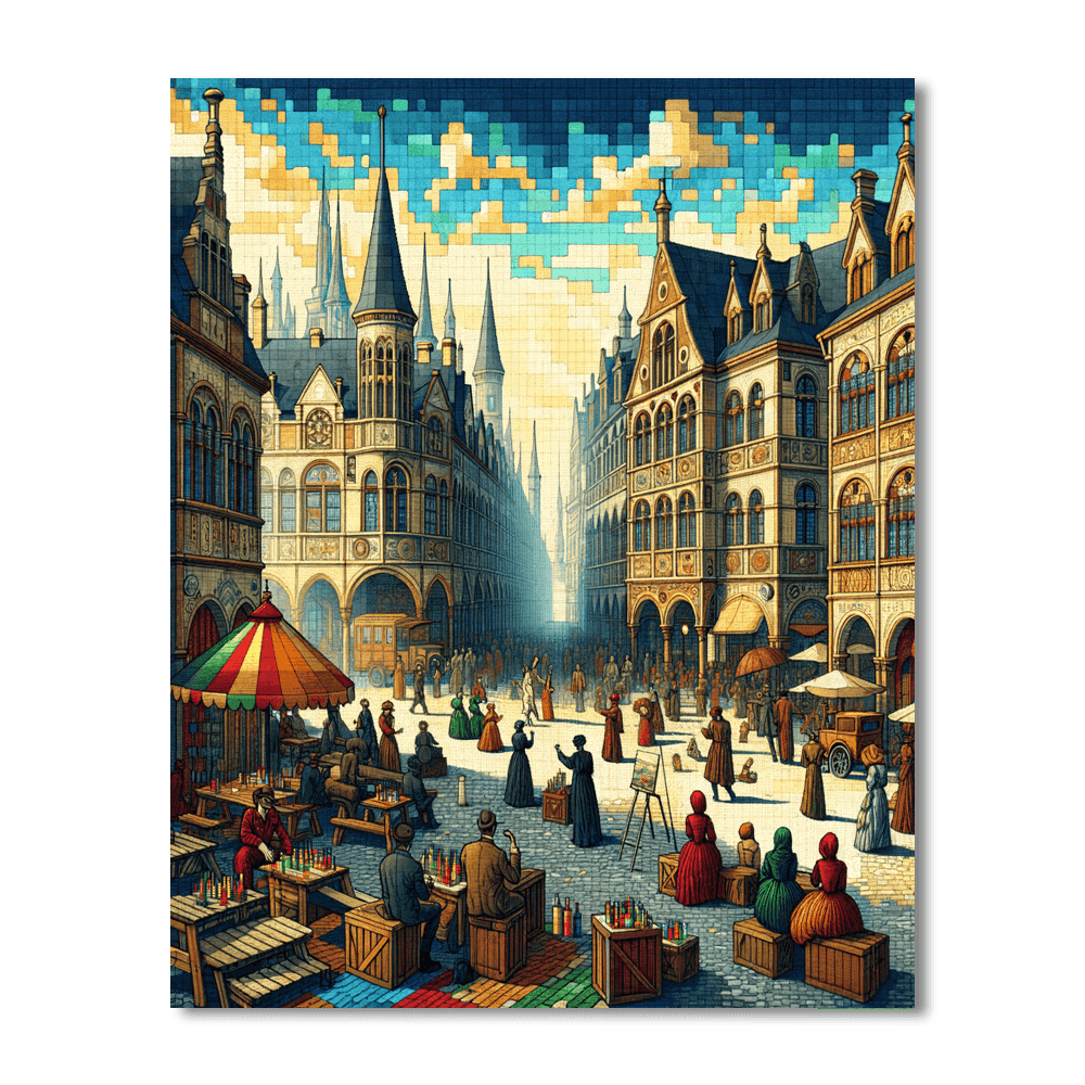 Galway International Arts Festival - Galway, Ireland Number Painting