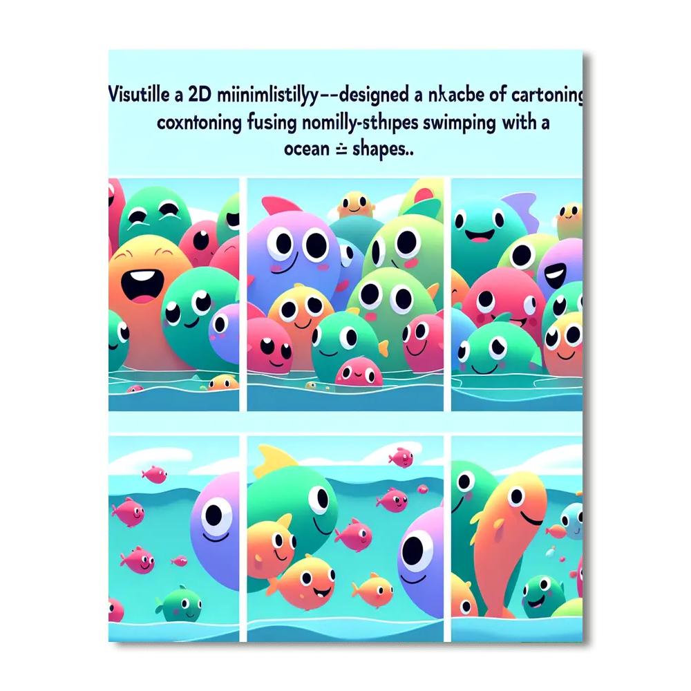 Funny Fish Friends Paint By Number