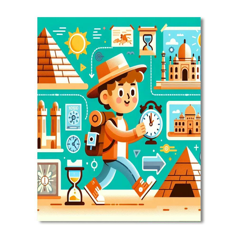 Historical Time Traveler Numbered Painting Kits