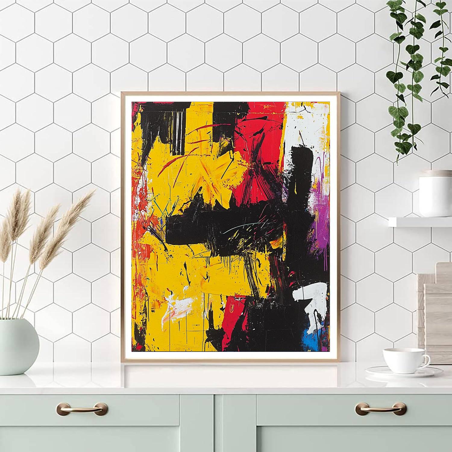 Jean-Michel Basquiat Inspired Threads Of Consciousness  Paint By Numbers Kits