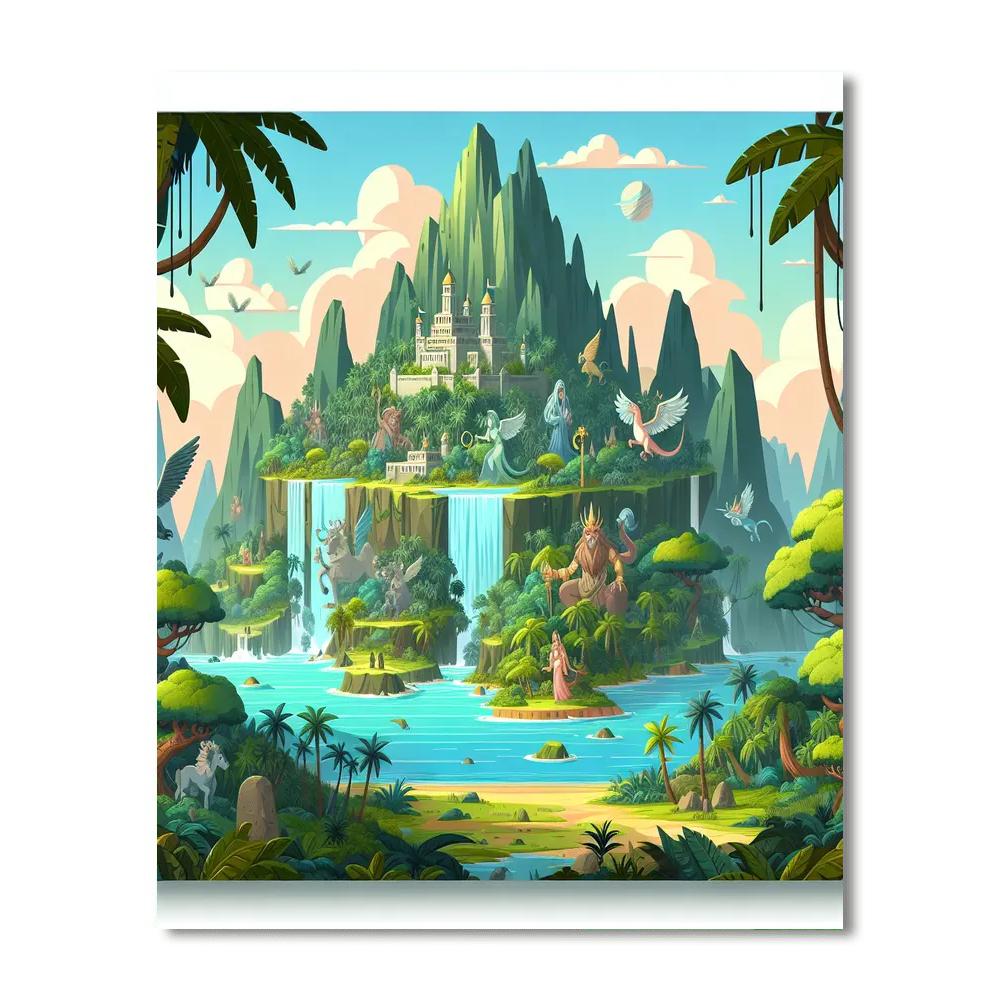 Mythical Island Expedition Paint By Number
