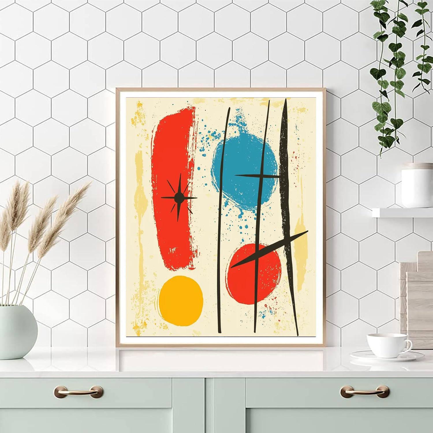 Joan Miró Inspired The Joy Of Colors  Paint By Numbers Art