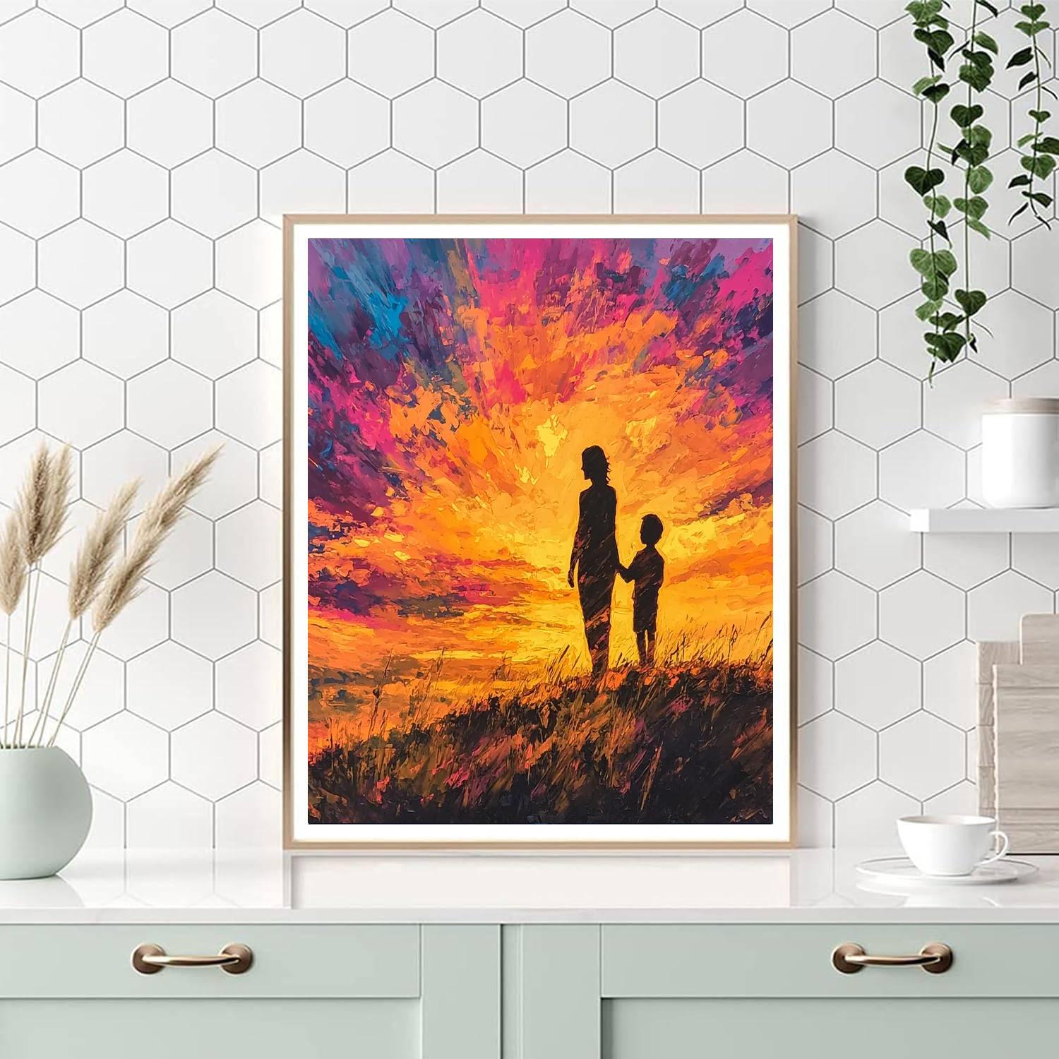 Eternal Bond At Sunset Paint By Number