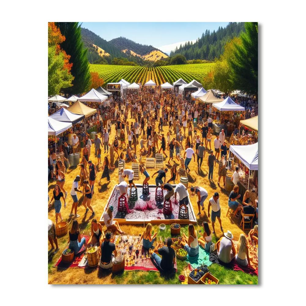 Festival Of The Grape - Canada Numbered Painting Kits