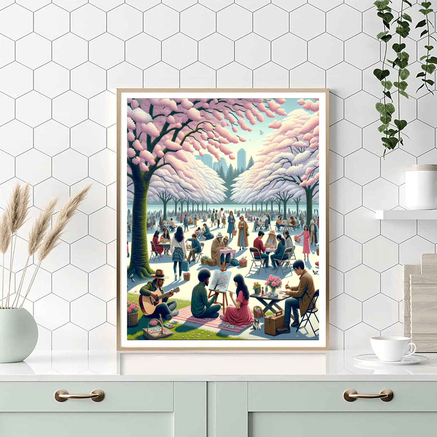 Vancouver Cherry Blossom Festival - Canada Paint By Numbers