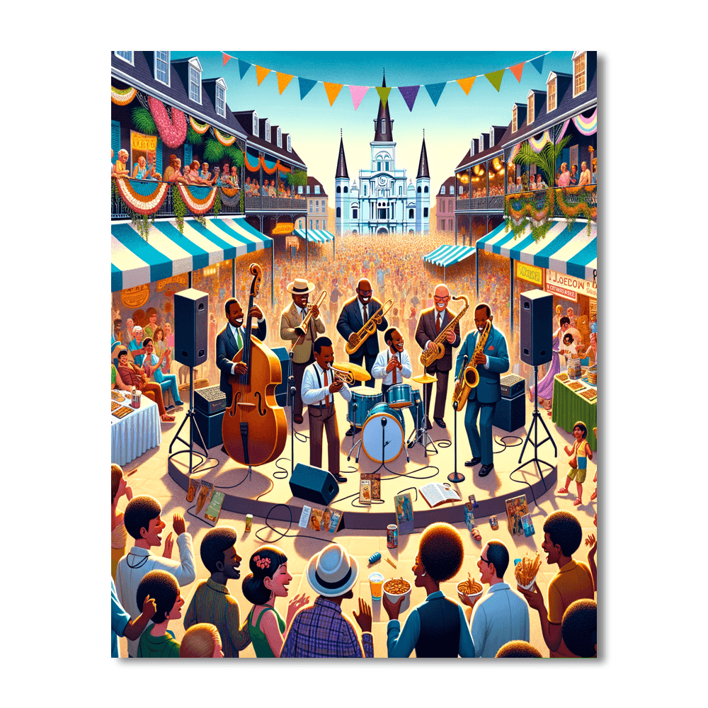 New Orleans Jazz And Heritage Festival - Usa Paint By Number