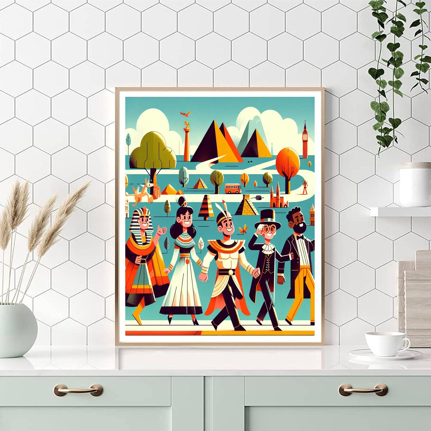 Imaginative Time Travelers Paint By Numbers