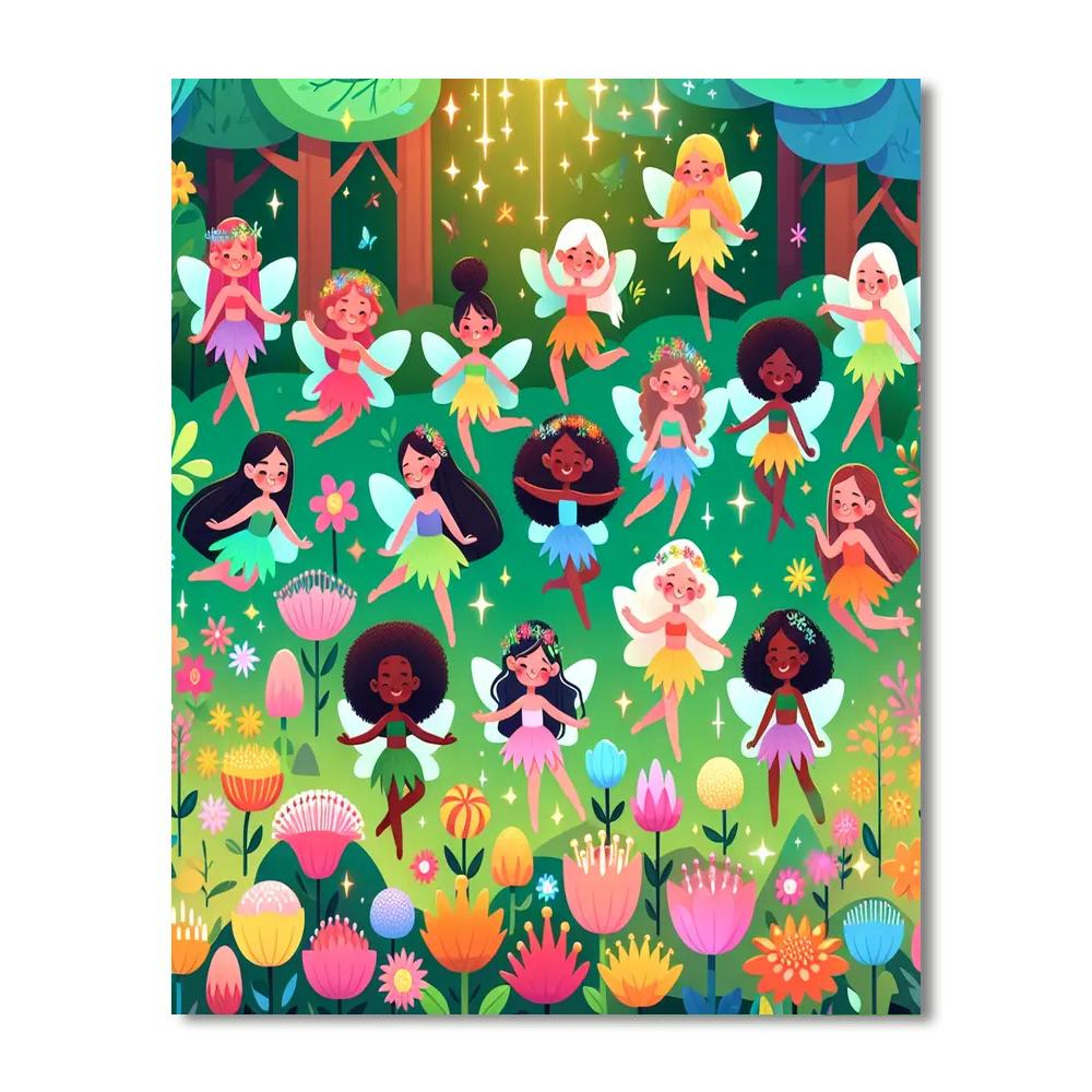The Enchanted Fairy Adventure DIY Paint By Numbers