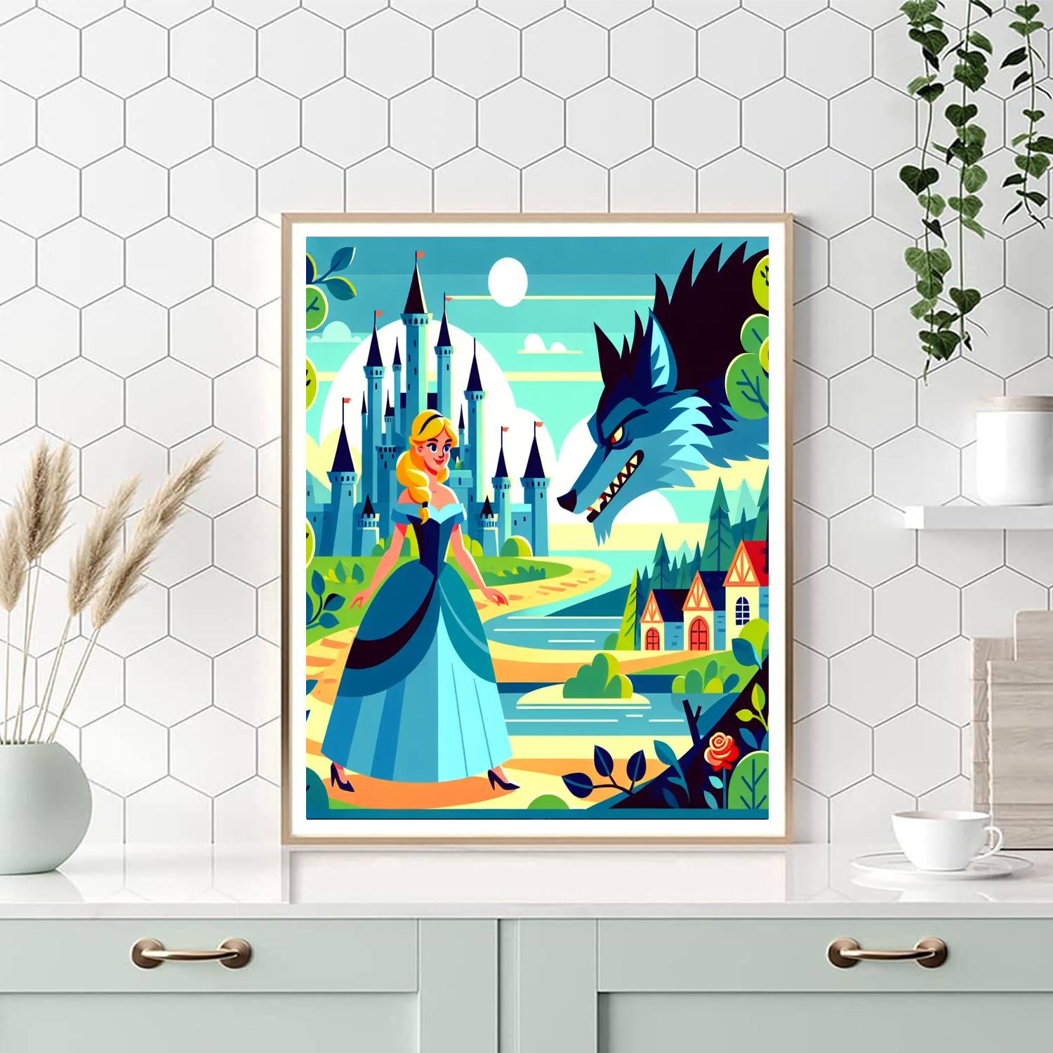 Exploring Fairy Tales Painting Number Kit