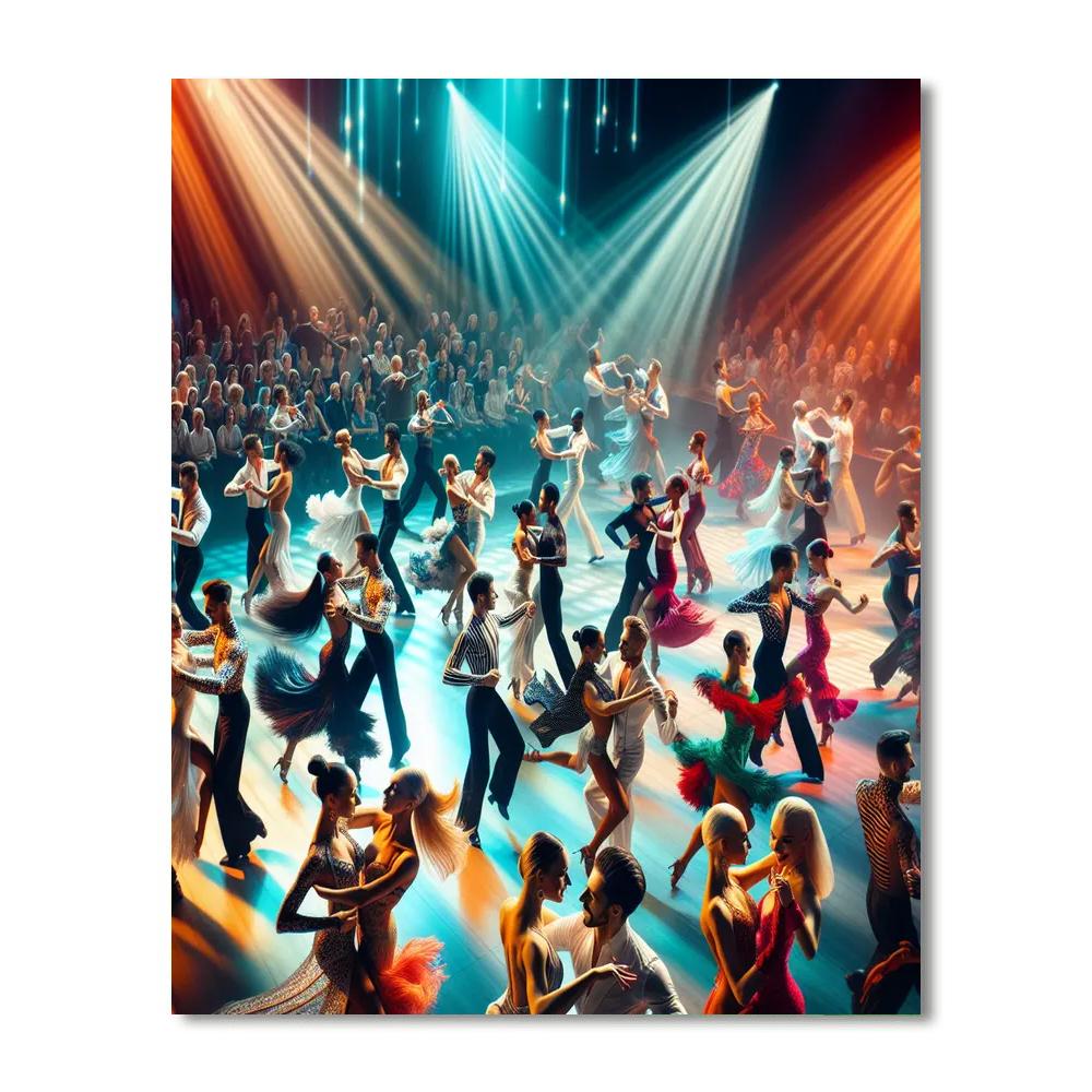 World Salsa Championship DIY Paint By Numbers