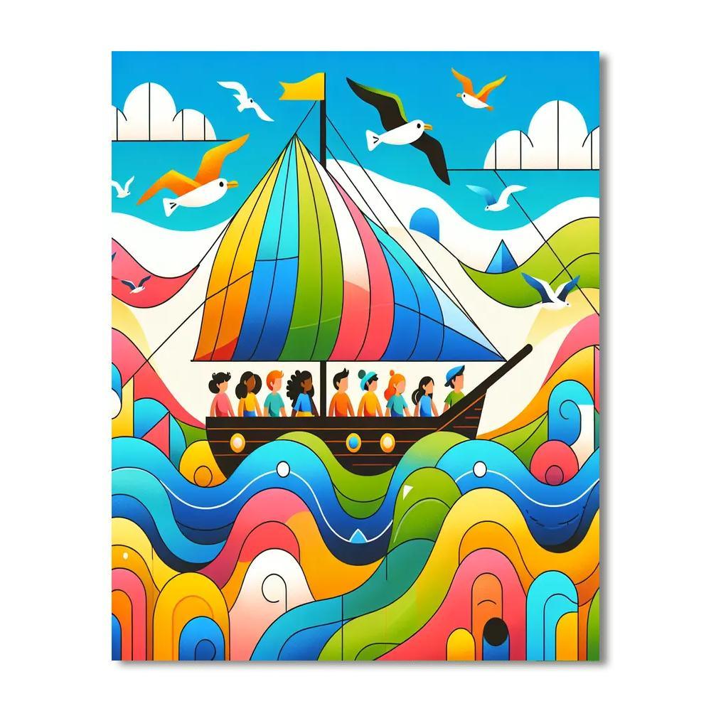 Sea Voyage Discovery Numbered Painting Kits