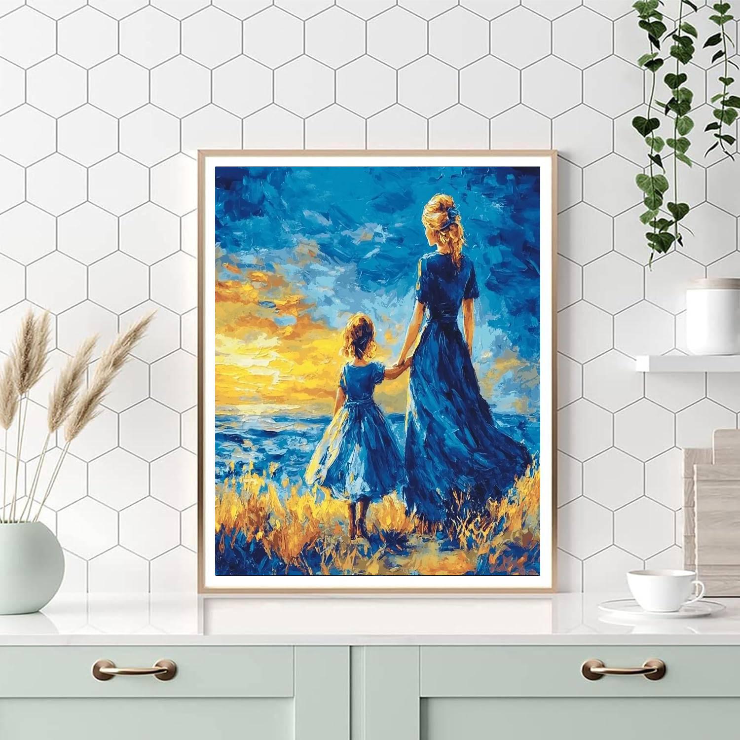 The Strength Of A Mother Painting Number Kit