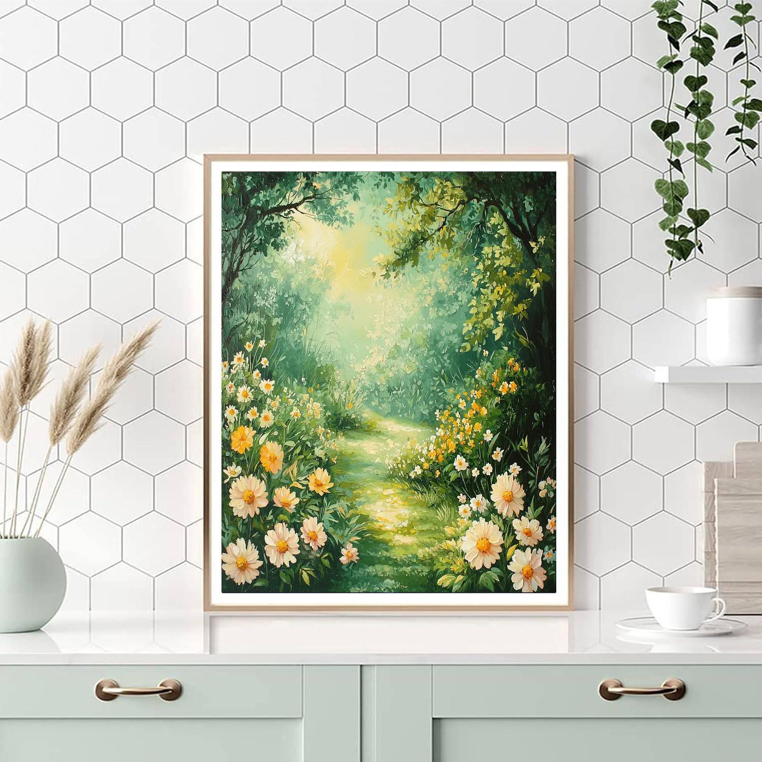 Pierre-Auguste Renoir Inspired Serenity's Garden  Painting By Numbers Kit