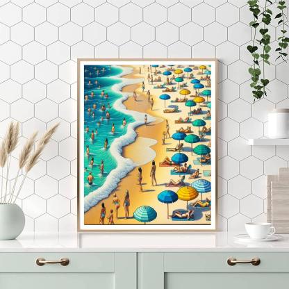 Vibrant Seaside Bliss Paint By Number