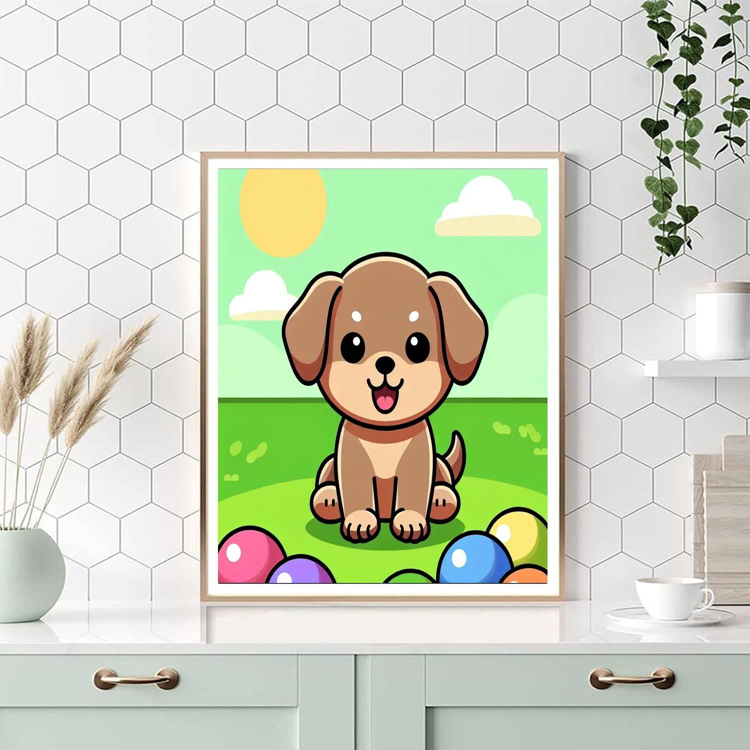 Puppy Pal DIY Paint By Numbers