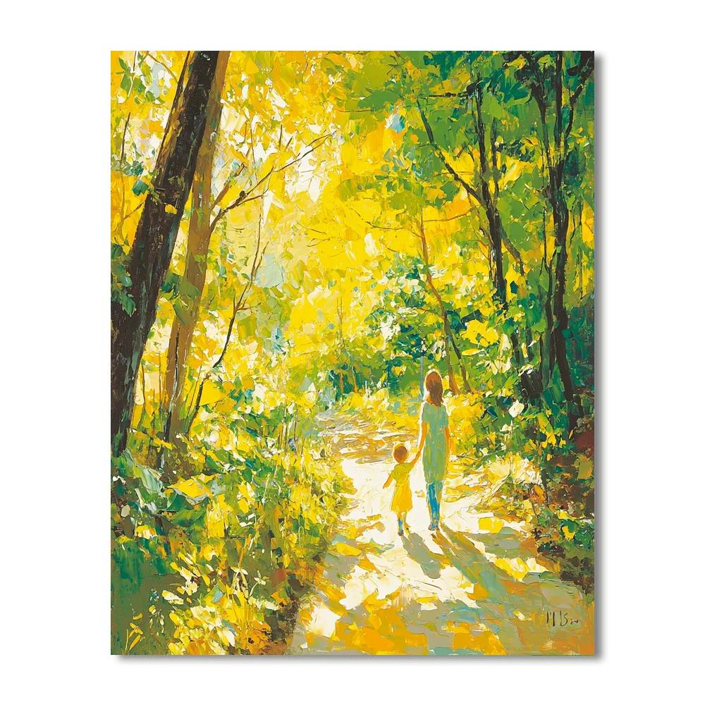 Sunny Days Together DIY Paint By Numbers