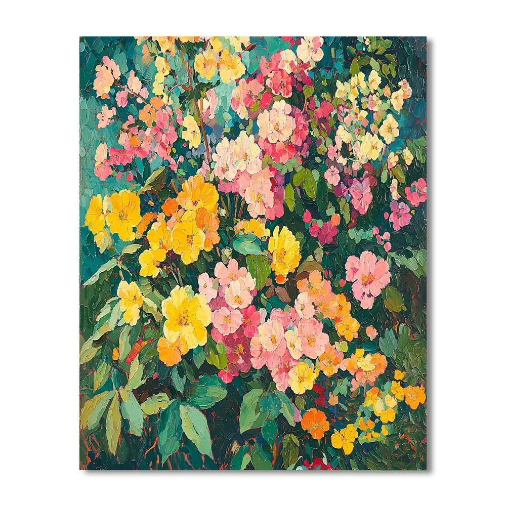 Paul Cézanne Inspired Garden Of Light  Paint By Number