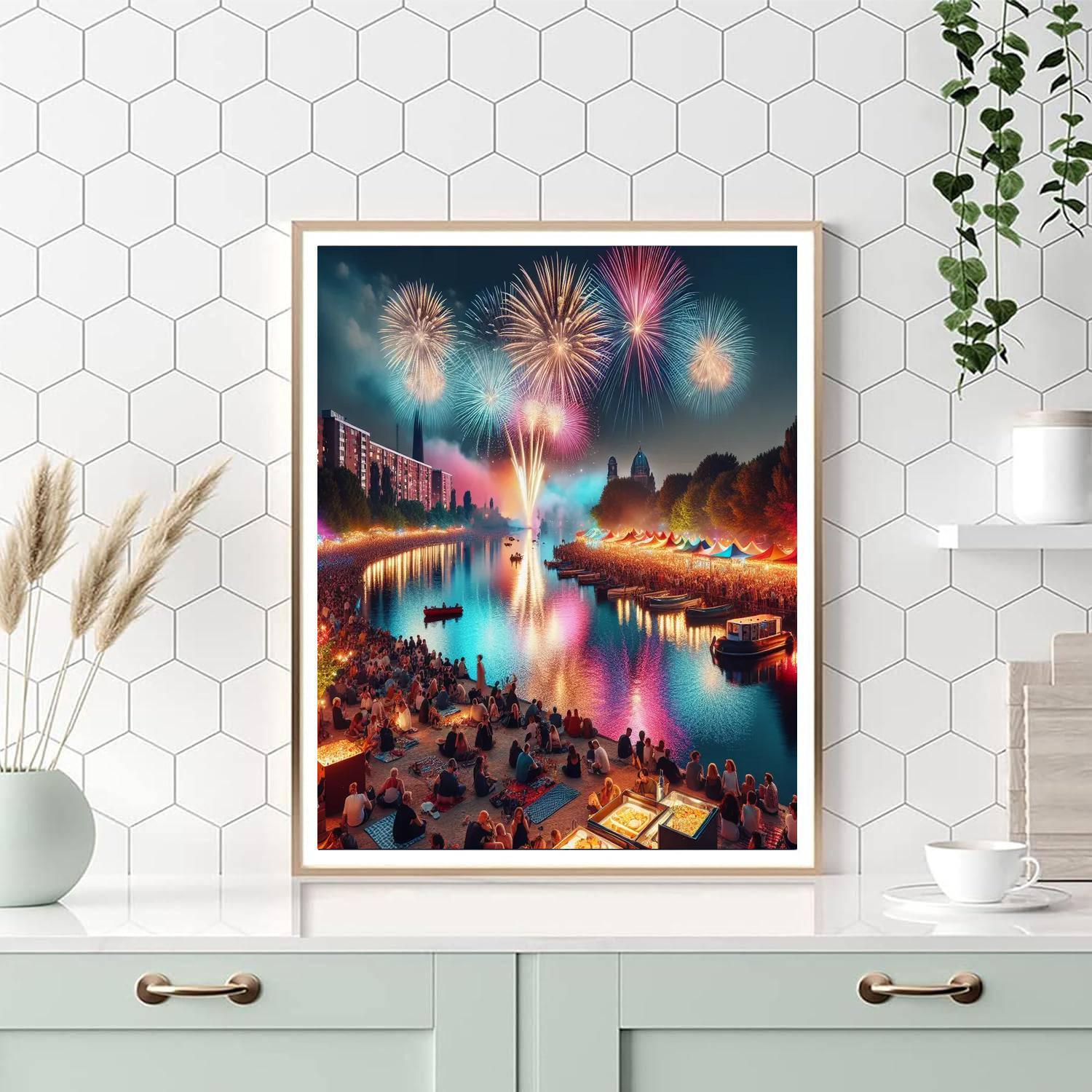 Harbourfront Centre's Celebration Of Lights - Canada Paint By Numbers Kits