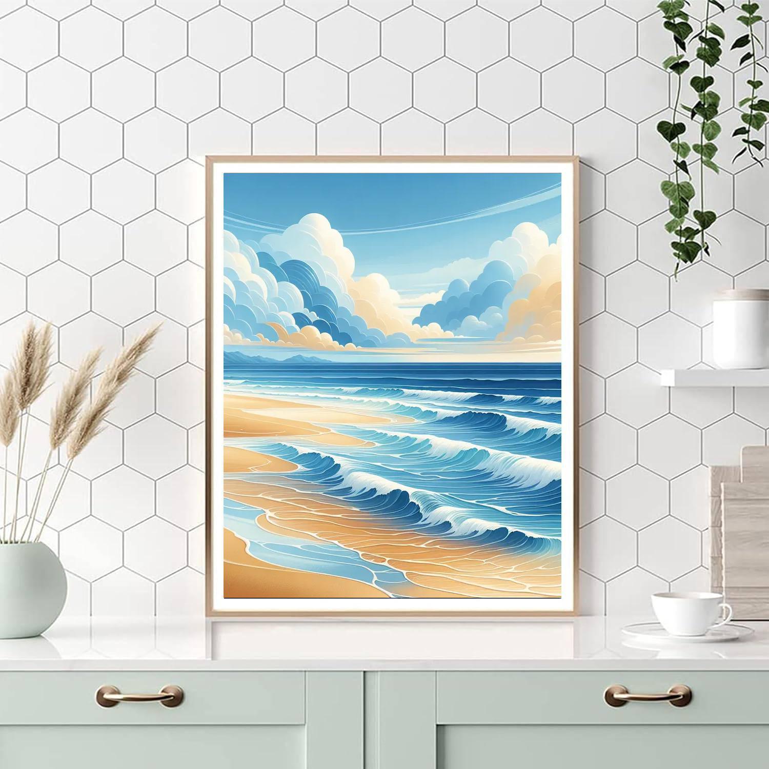 Dreamy Coastal Escape Paint By Color