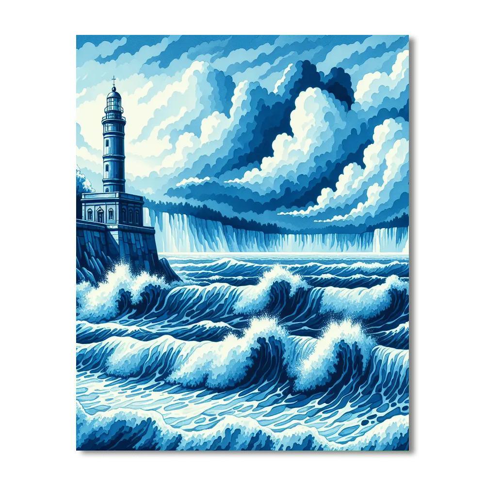 Lighthouse's Beacon Of Hope Paint By Number