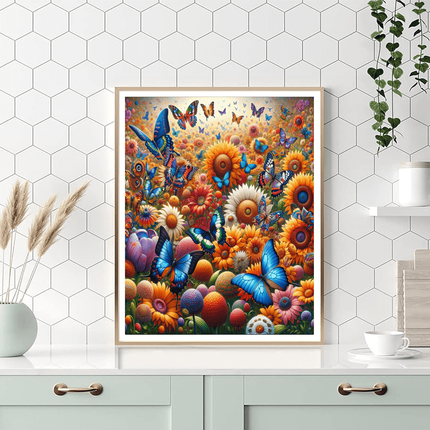 Vibrant Garden Ballet Painting By Numbers Kit