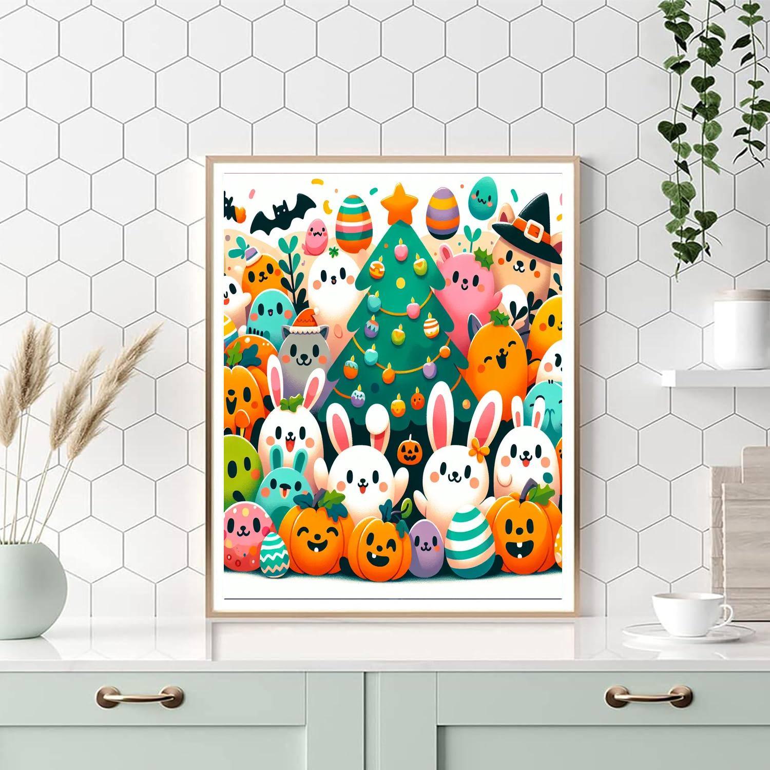 Holiday Fun Numbered Painting Kits