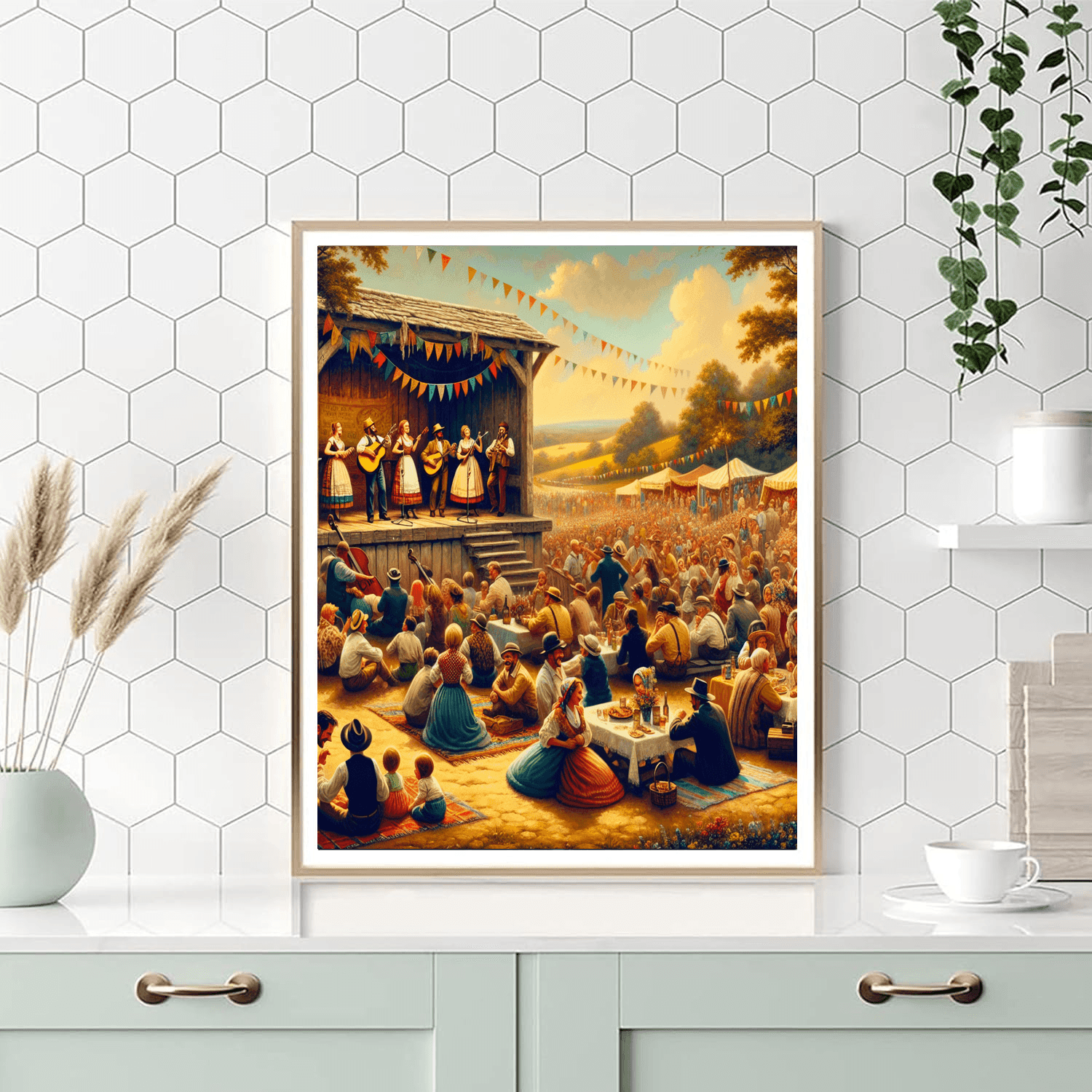 Folk Festival Paint By Color