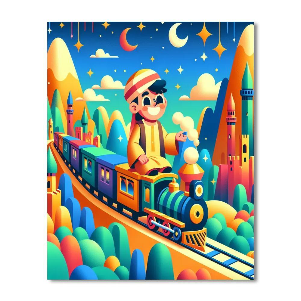 Dreamland Train Journey Paint By Numbers Kits