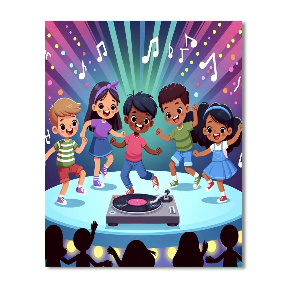 Funky Dance Party Paint By Numbers Kits