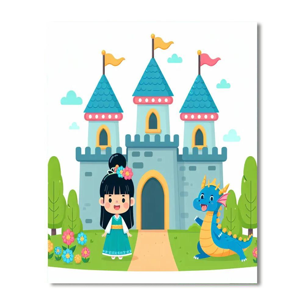 Princess Castle Fantasy Paint By Numbers Kits