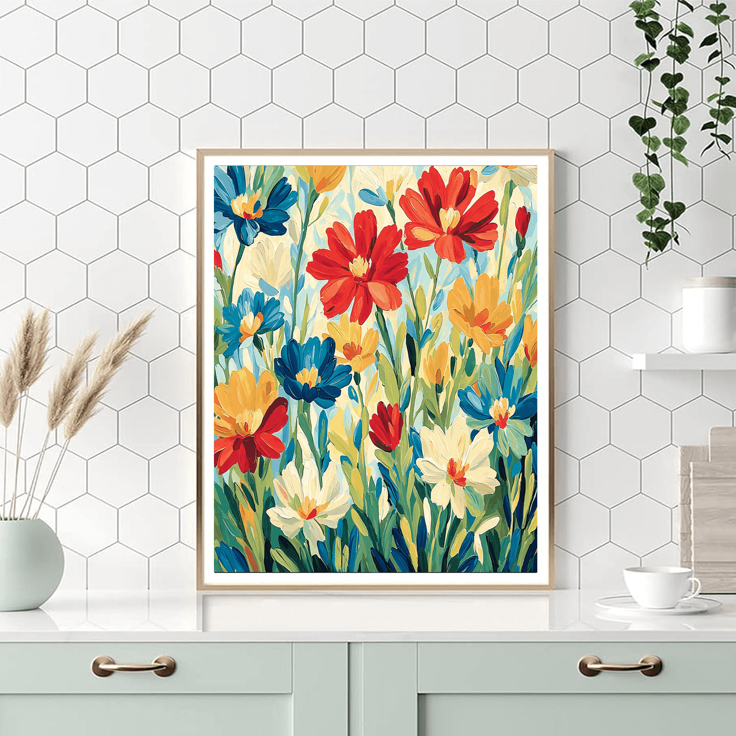 Henri Matisse Inspired Dance Of The Flowers  Paint By Numbers