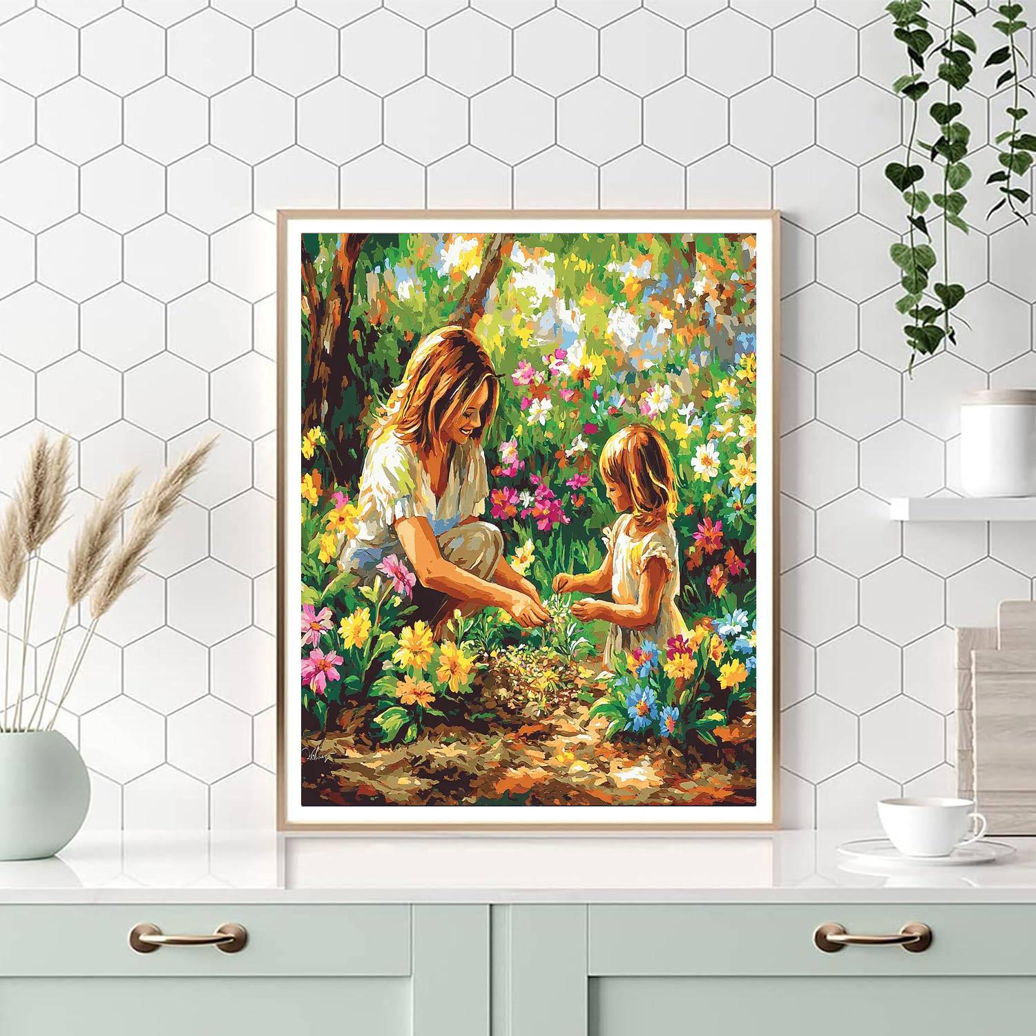 Mother's Garden Symphony Numbered Painting Kits
