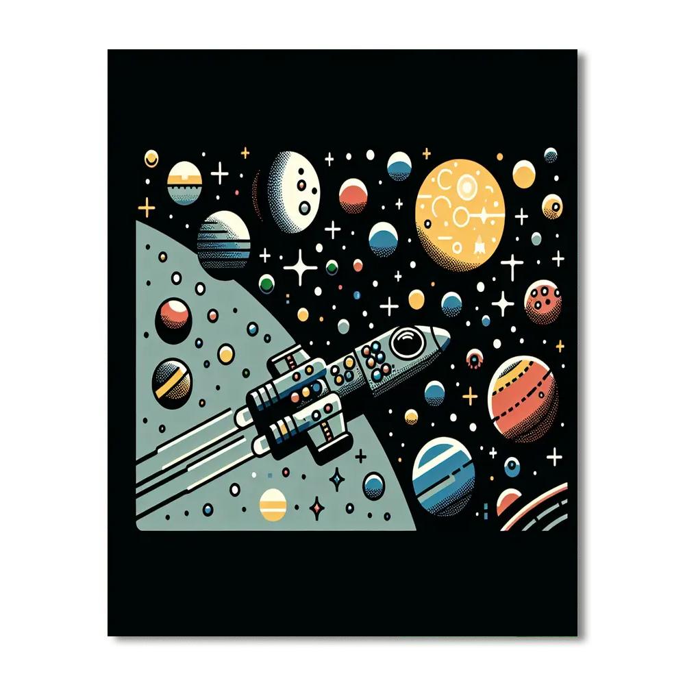 Deep Space Adventure Paint By Number