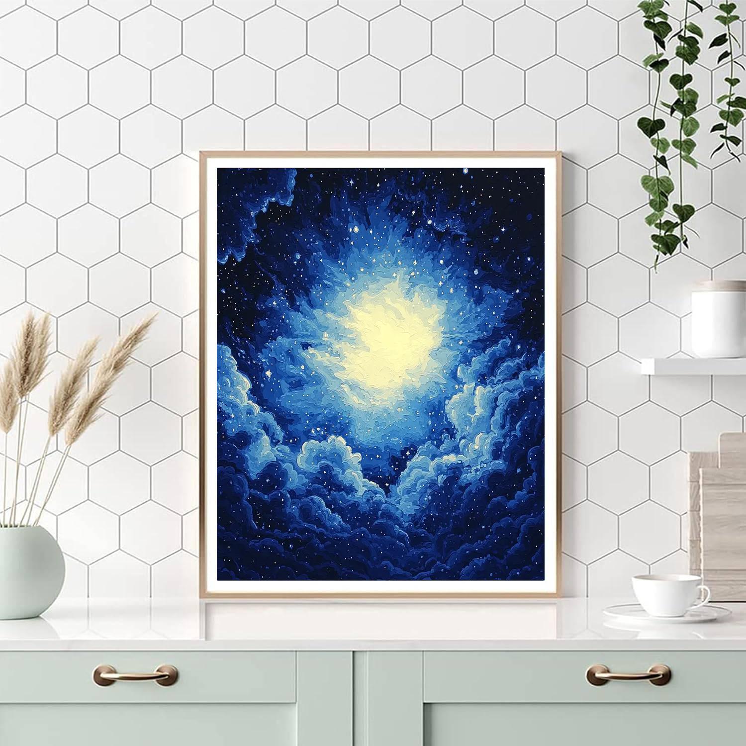 Caravaggio Inspired Celestial Balance  Painting Number Kit