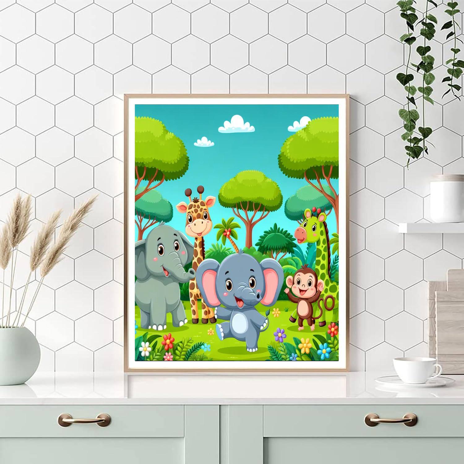 Animal Adventure Paint By Number