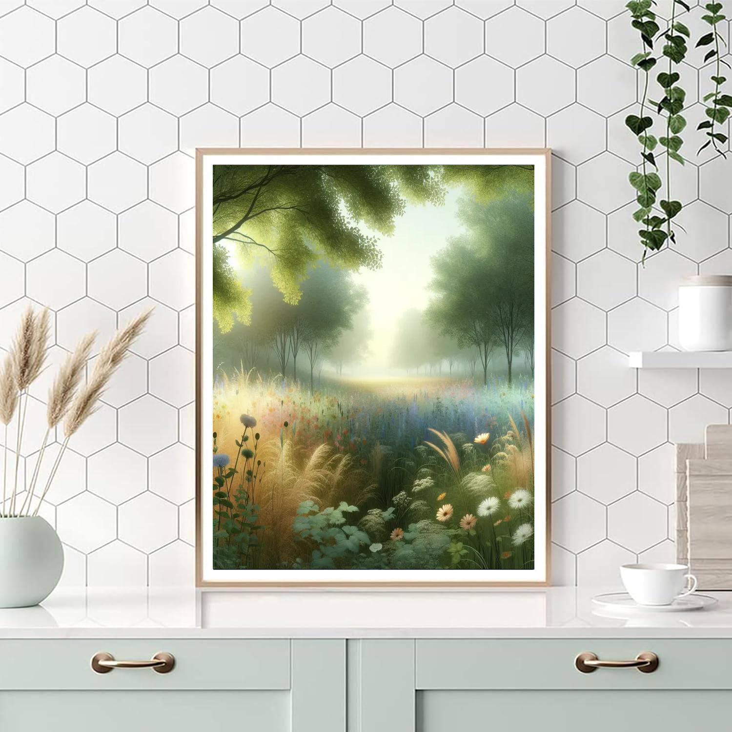 Sunlit Meadow Serenity Paint By Color