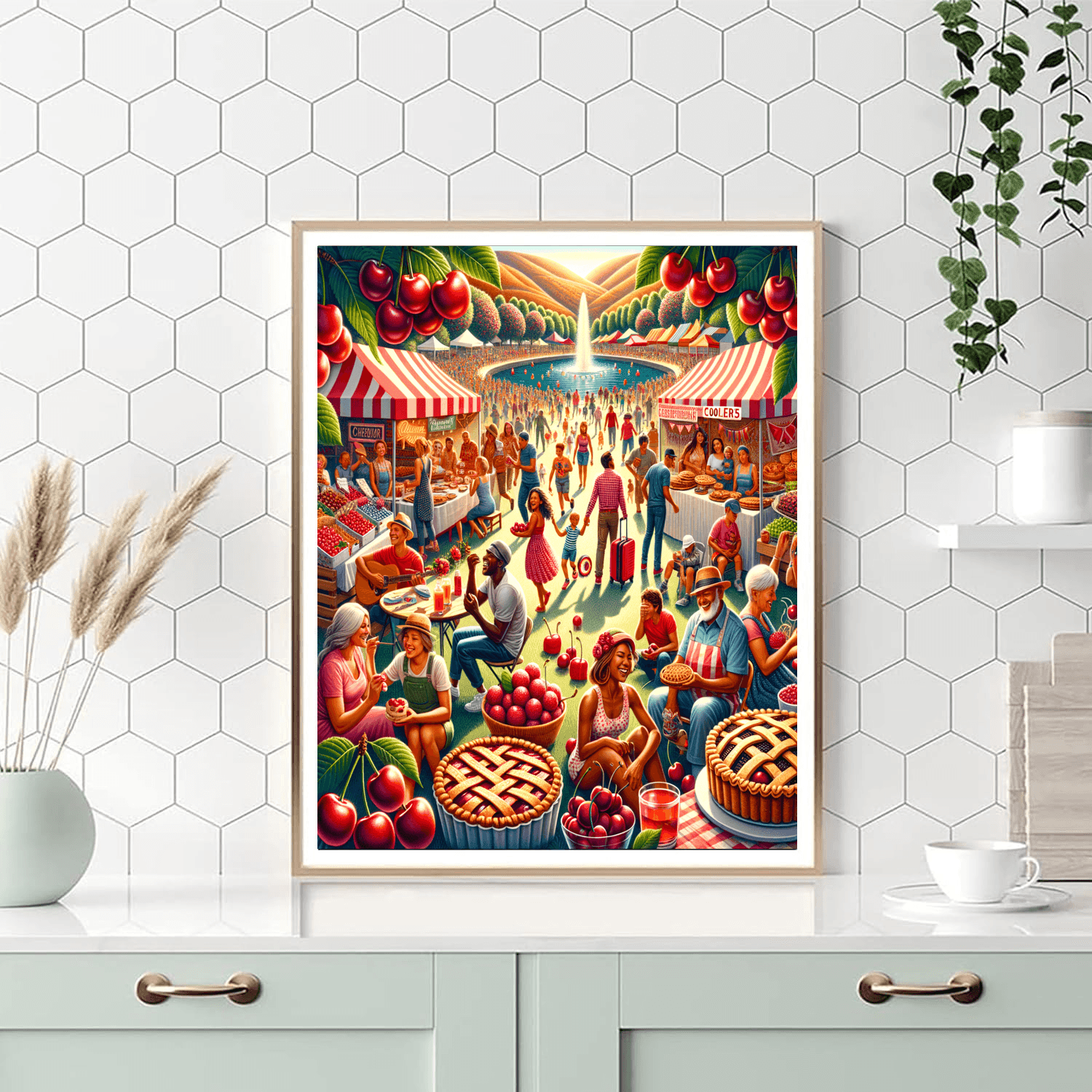 National Cherry Festival Numbered Painting Kits
