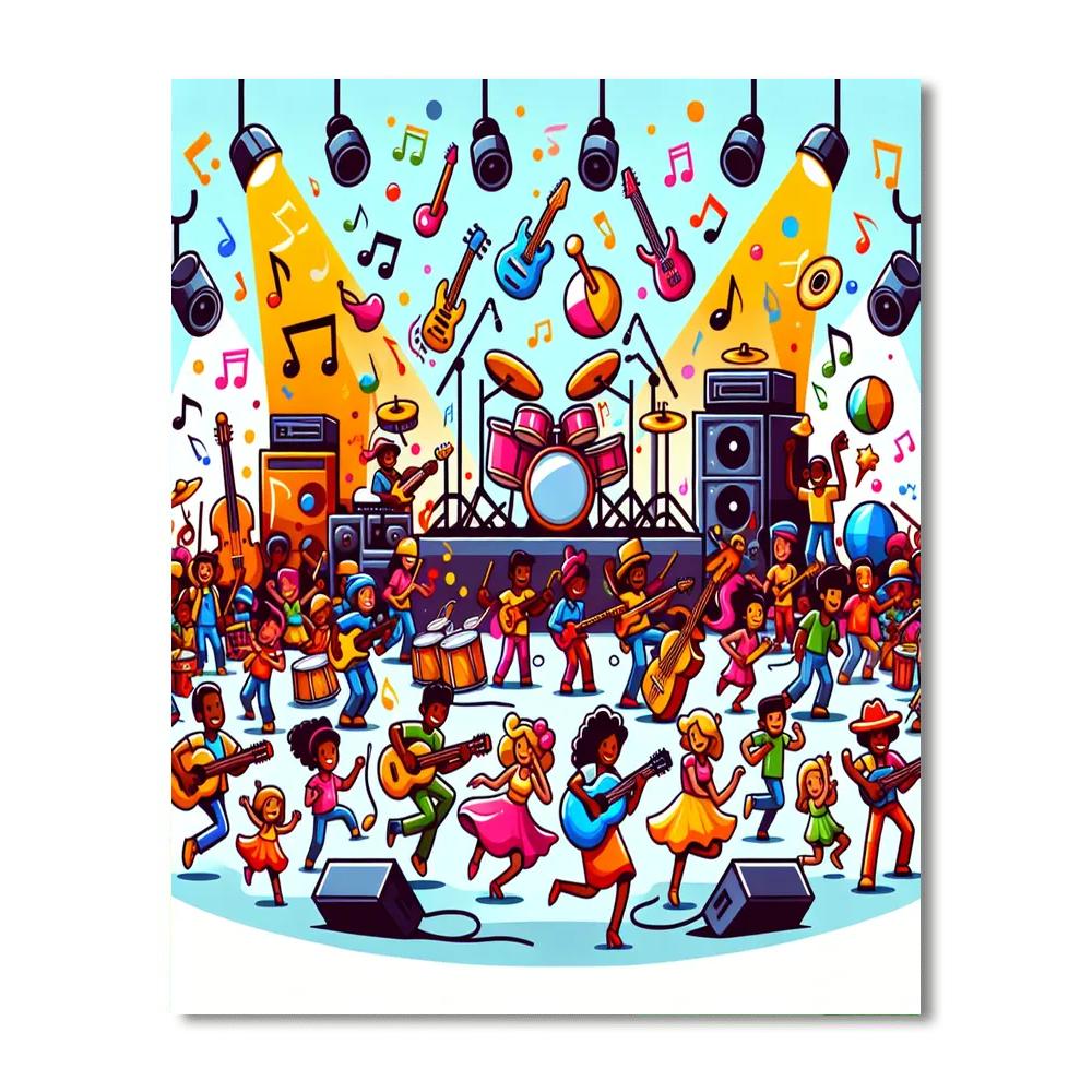 Creative Music Makers Paint By Color