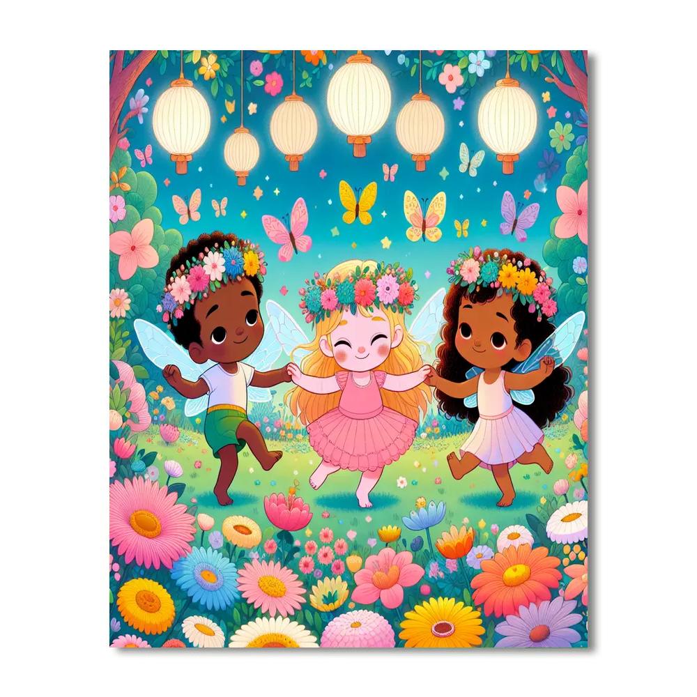 Fairy Garden Festival Paint By Number